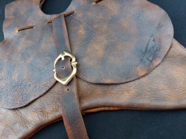 15th Century Girdle Purse/ Brown - Image 2
