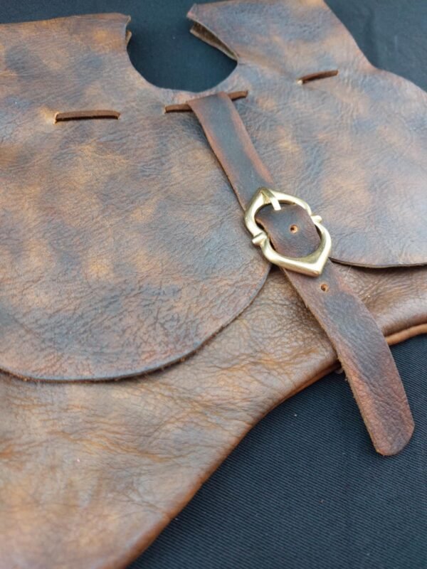 15th Century Girdle Purse/ Brown - Image 3