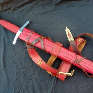 14th Century Sword with Scabbard and Period Sword Belt
