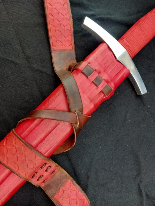 14th Century Sword with Scabbard and Period Sword Belt - Image 7