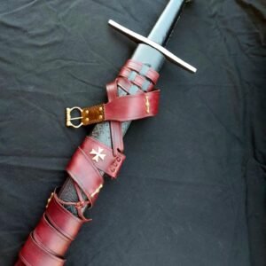 13th Century Sword and Scabbard with Matching Sword Belt