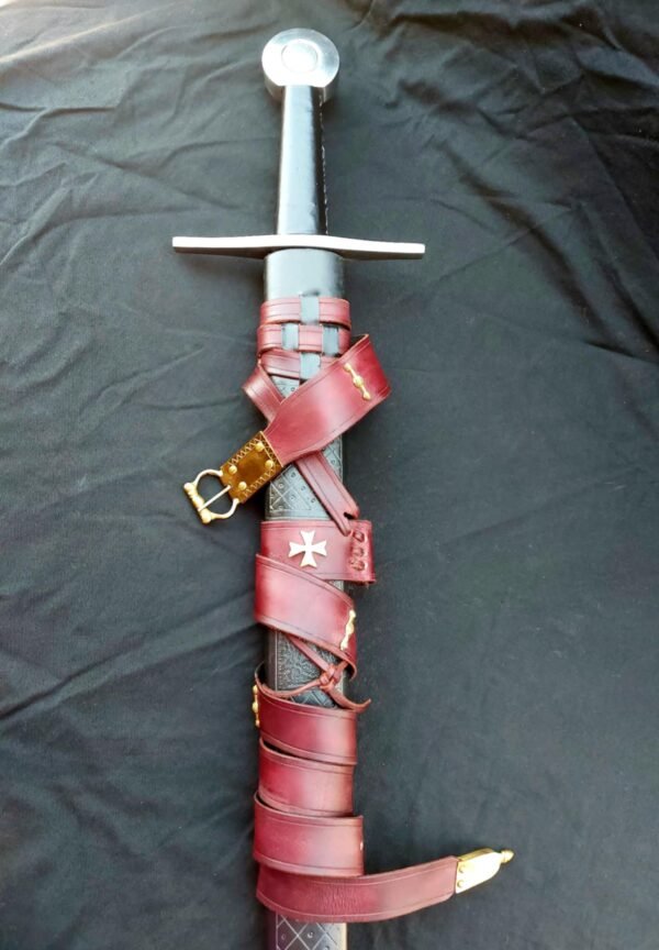 13th Century Sword and Scabbard with Matching Sword Belt - Image 2