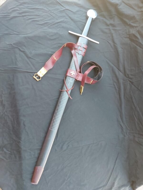 13th Century Sword and Scabbard with Matching Sword Belt - Image 3