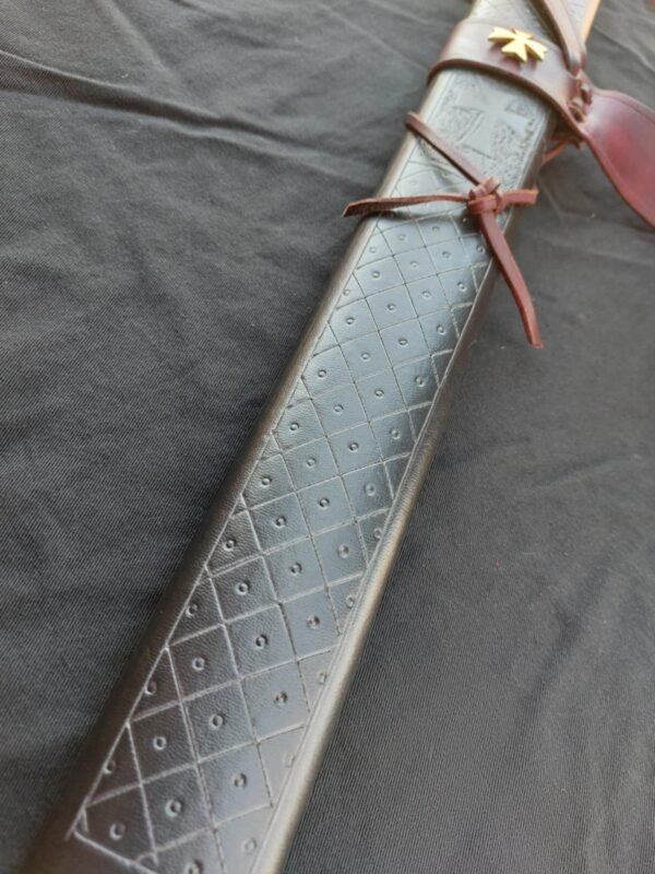13th Century Sword and Scabbard with Matching Sword Belt - Image 5