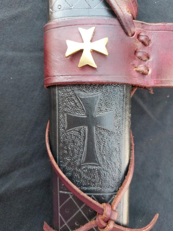 13th Century Sword and Scabbard with Matching Sword Belt - Image 6