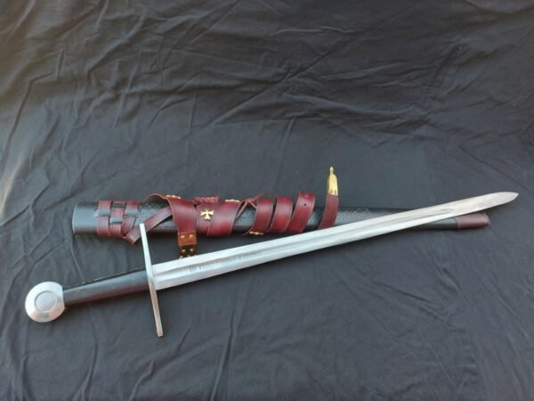 13th Century Sword and Scabbard with Matching Sword Belt - Image 7