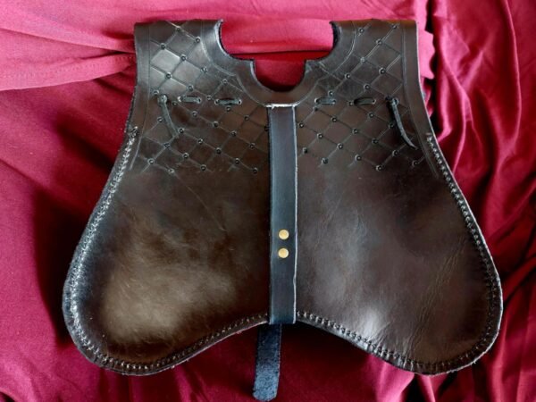 14th-15th Century Nobles Purse with decorative toolwork/Black - Image 3