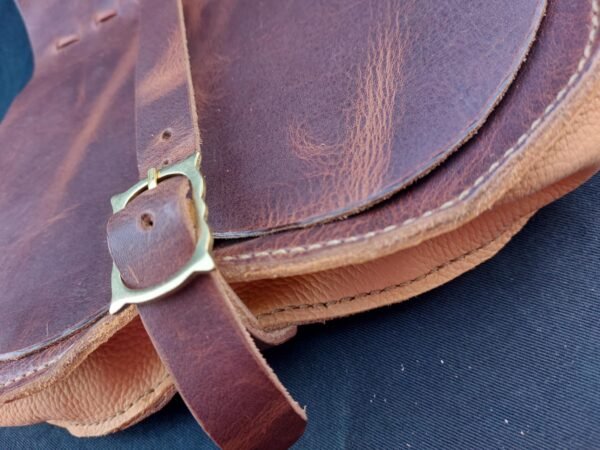 12th-15th Century Soldiers Bag/ Brown - Image 2