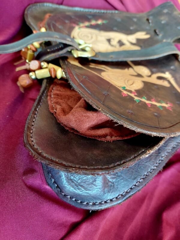 14th-15th Century Nobles Purse "Jousting Rabbit and Dog" - Image 2