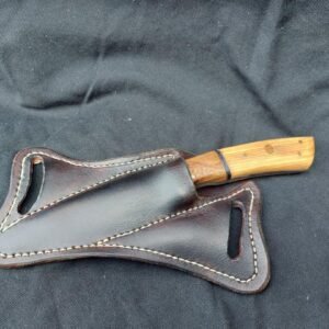 EXAMPLE-Damascus Hunting Knife with Scout Carry Sheath