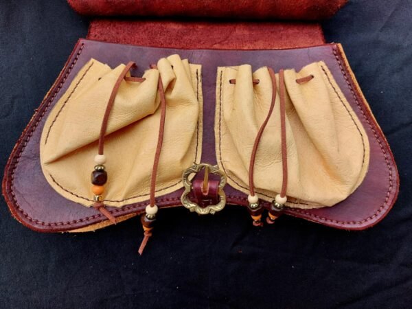 14th-15th Century Nobles Purse with Tooled Vinework - Image 6