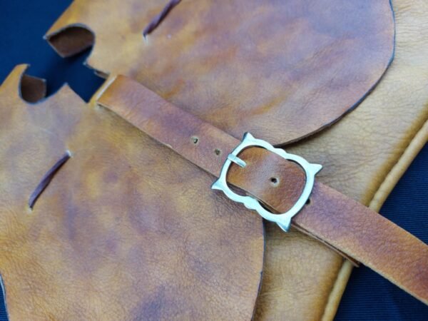 13th-15th Century Girdle Purse/Brown - Image 2