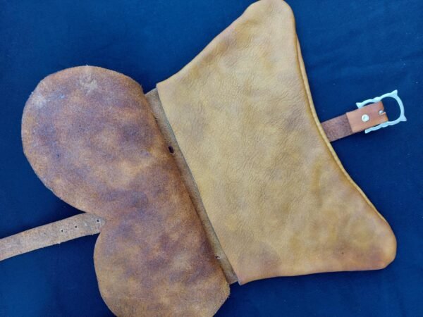 13th-15th Century Girdle Purse/Brown - Image 4