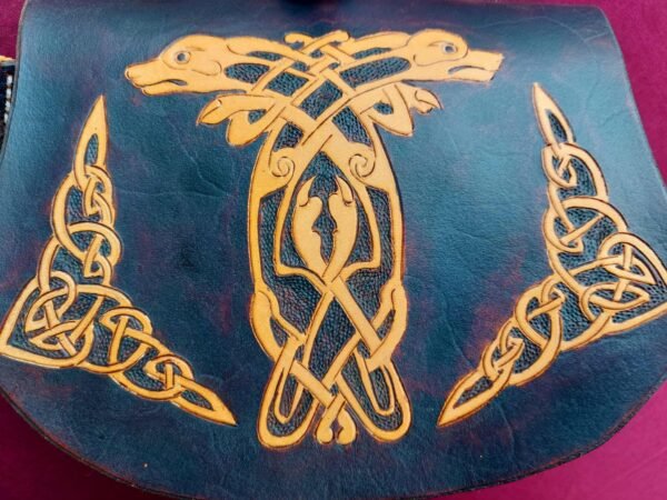 7th-10th Century Viking Birka Tooled Bag - Image 2