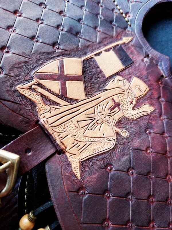 14th-15th Century Girdle Purse "Crusader in Prayer" - Image 4
