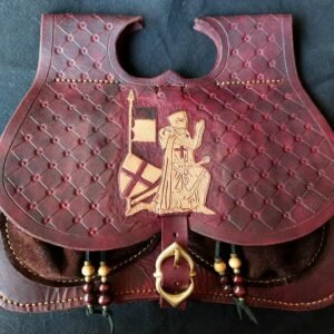 14th-15th Century Girdle Purse "Crusader in Prayer"