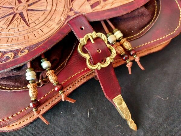 14th -15th Century Nautical Themed Girdle Purse - Image 2