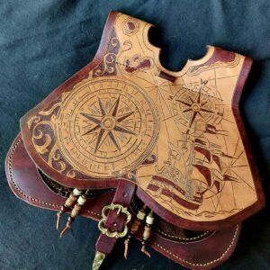 14th -15th Century Nautical Themed Girdle Purse